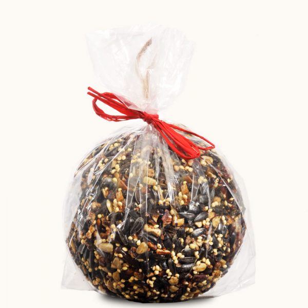 Seed & Nut Ornaments Bagged w/display basket